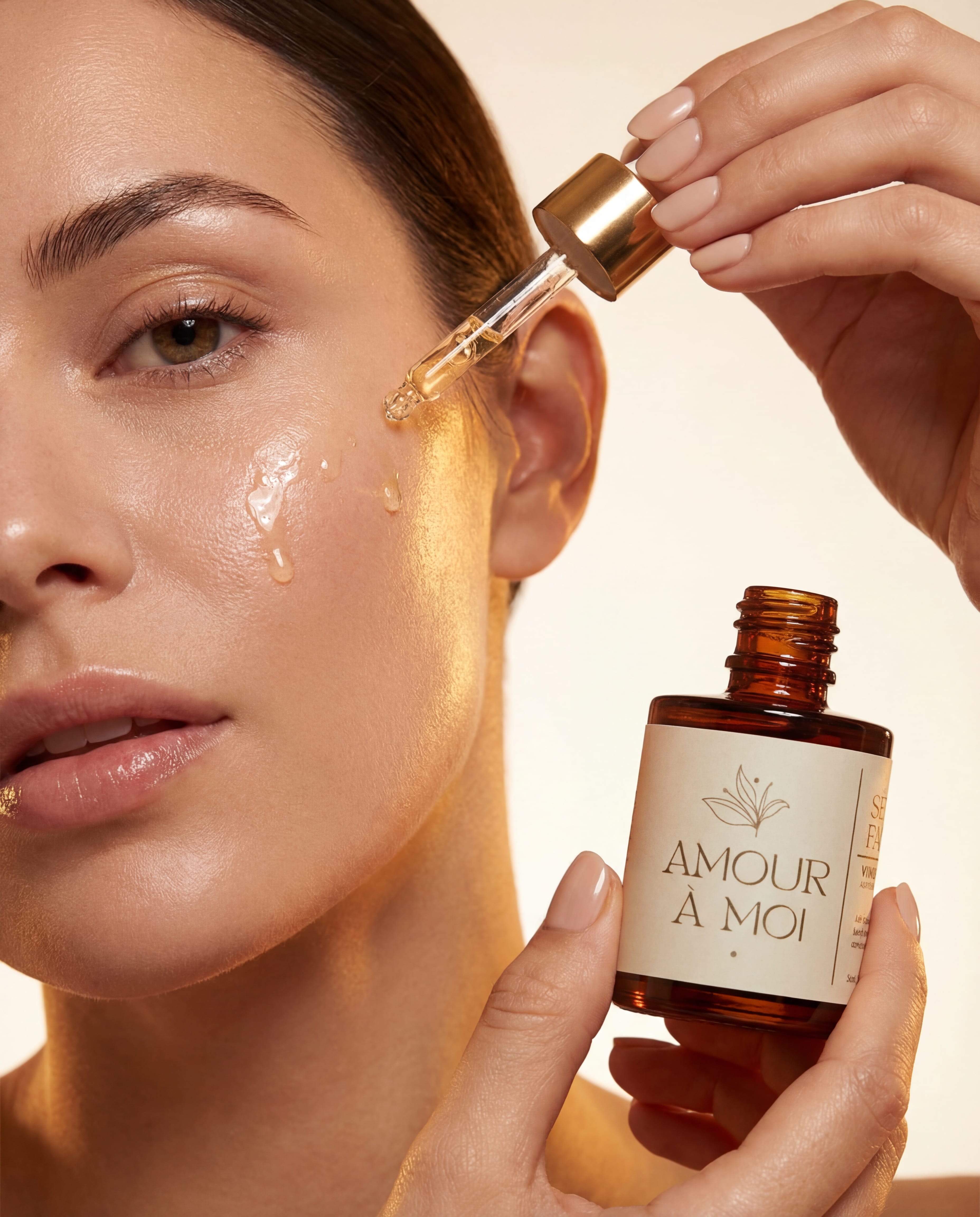 Aplicando o Sérum Vitamina C — Amour à Moi