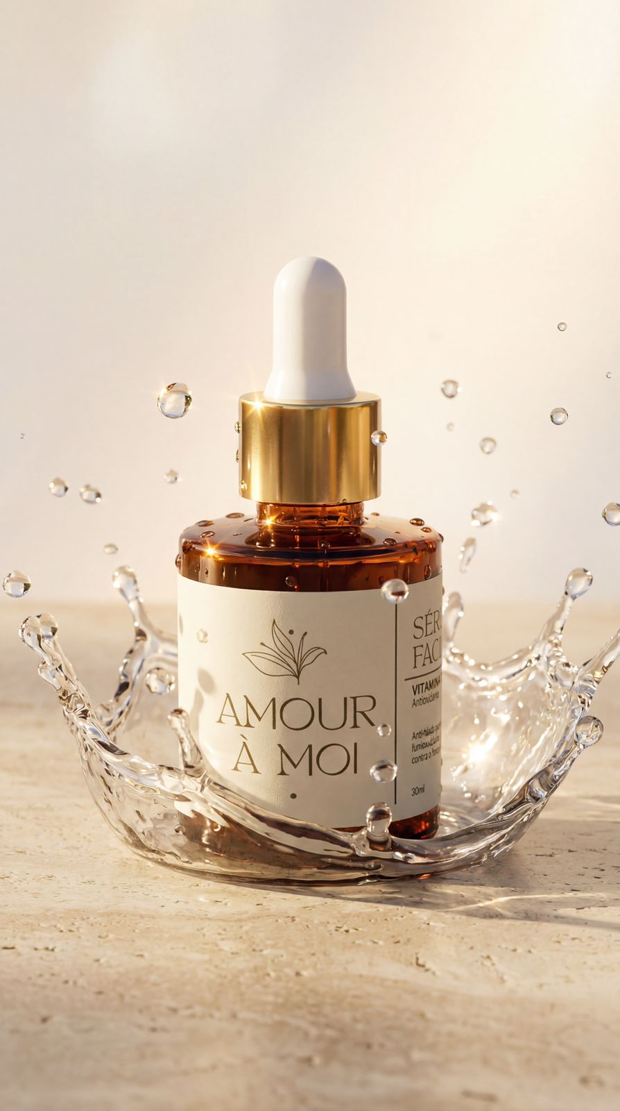 Sérum em coroa de água